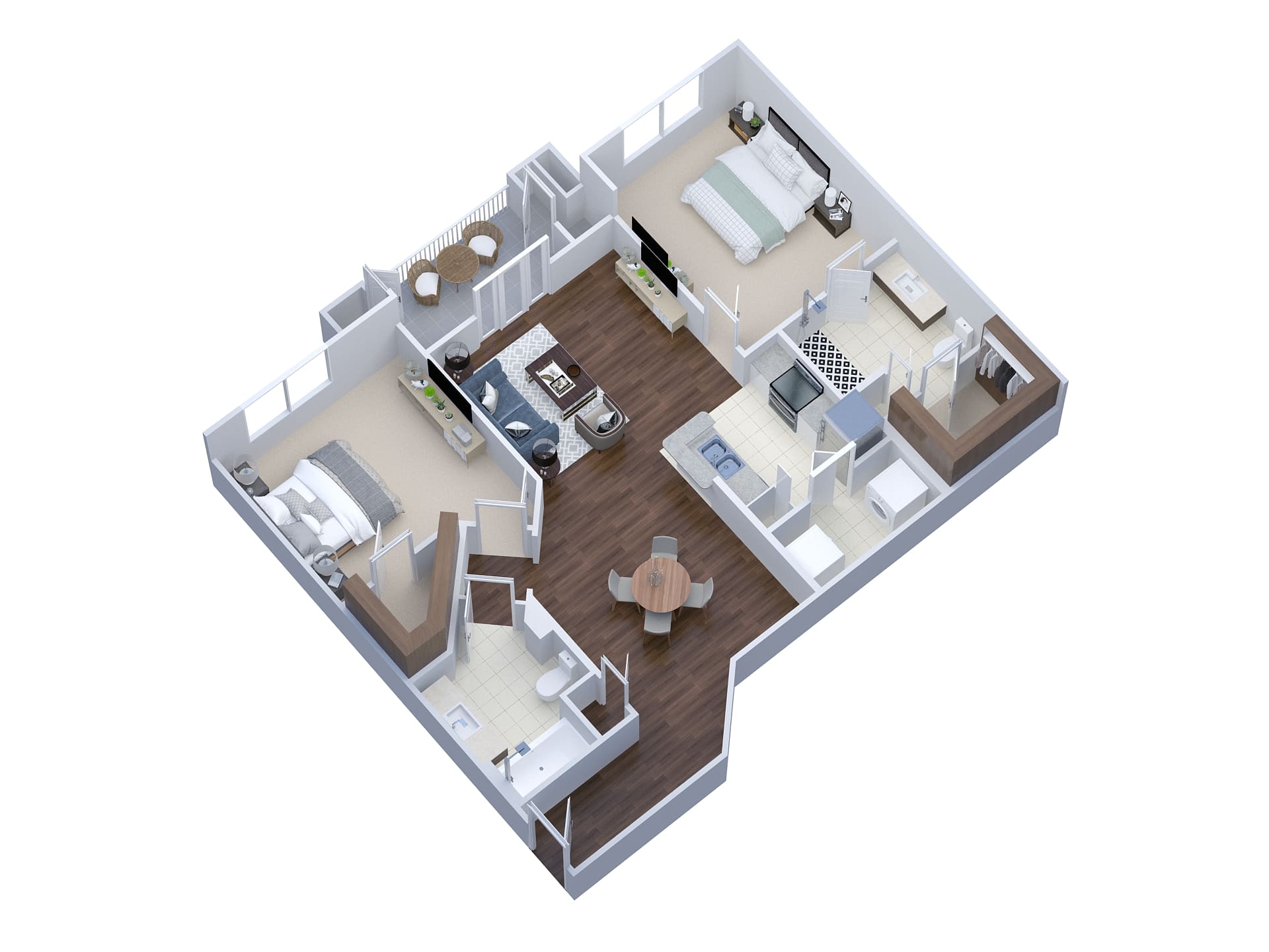 Barcelona - senior living floor plan